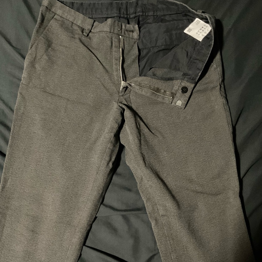 Boss Charcoal Dress Pants for Men